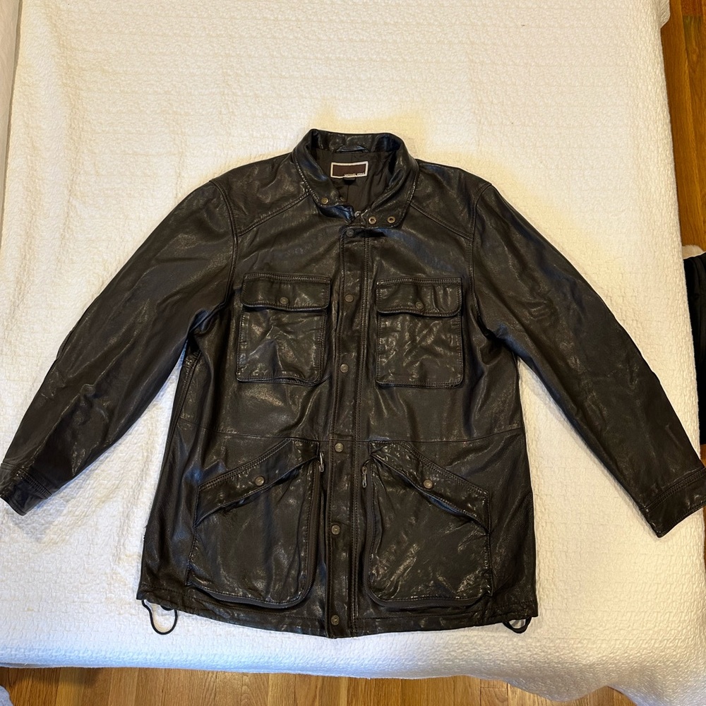 Michael Kors Genuine Leather Jacket